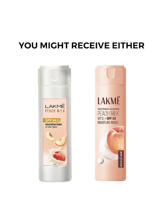 لاكمي مرطب لاكمي بحليب الخوخ بعامل حماية من الشمس 24، 200 مل - Image 3