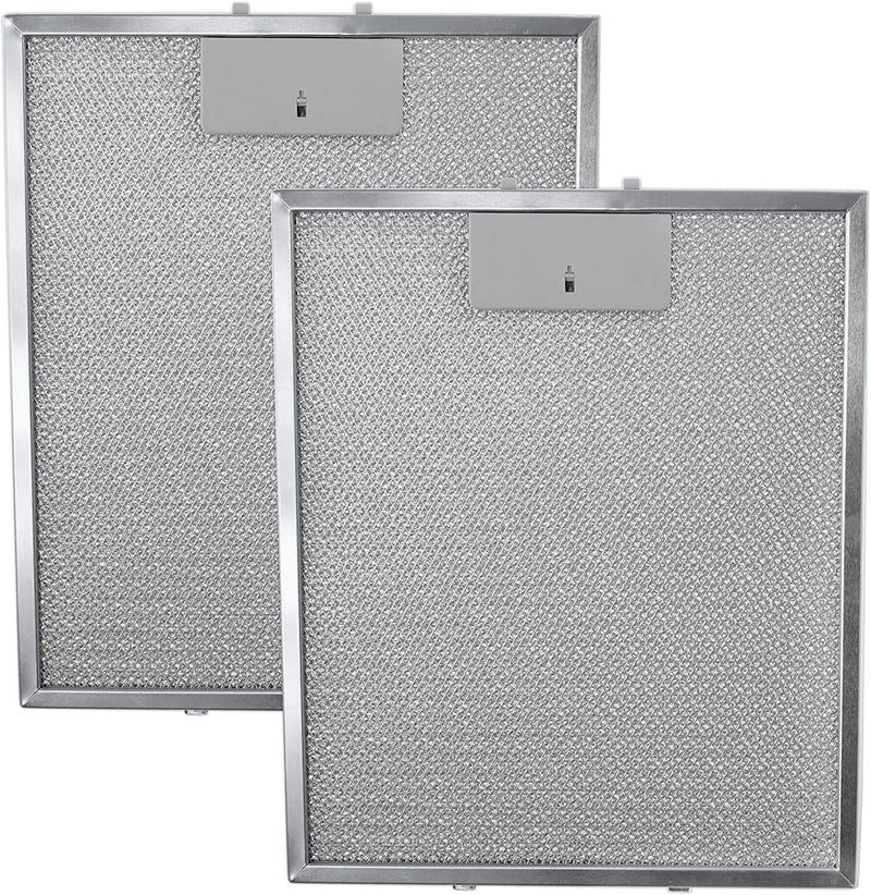 Spares2go Metal Mesh Filter for Electrolux Cooker Hood/Kitchen Extractor Fan Vent (Pack of 2 Filters, Silver, 300 x 250 mm) - Image 1