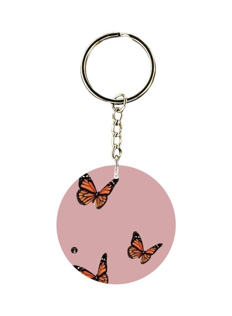 RKN Butterfly Printed Keychain