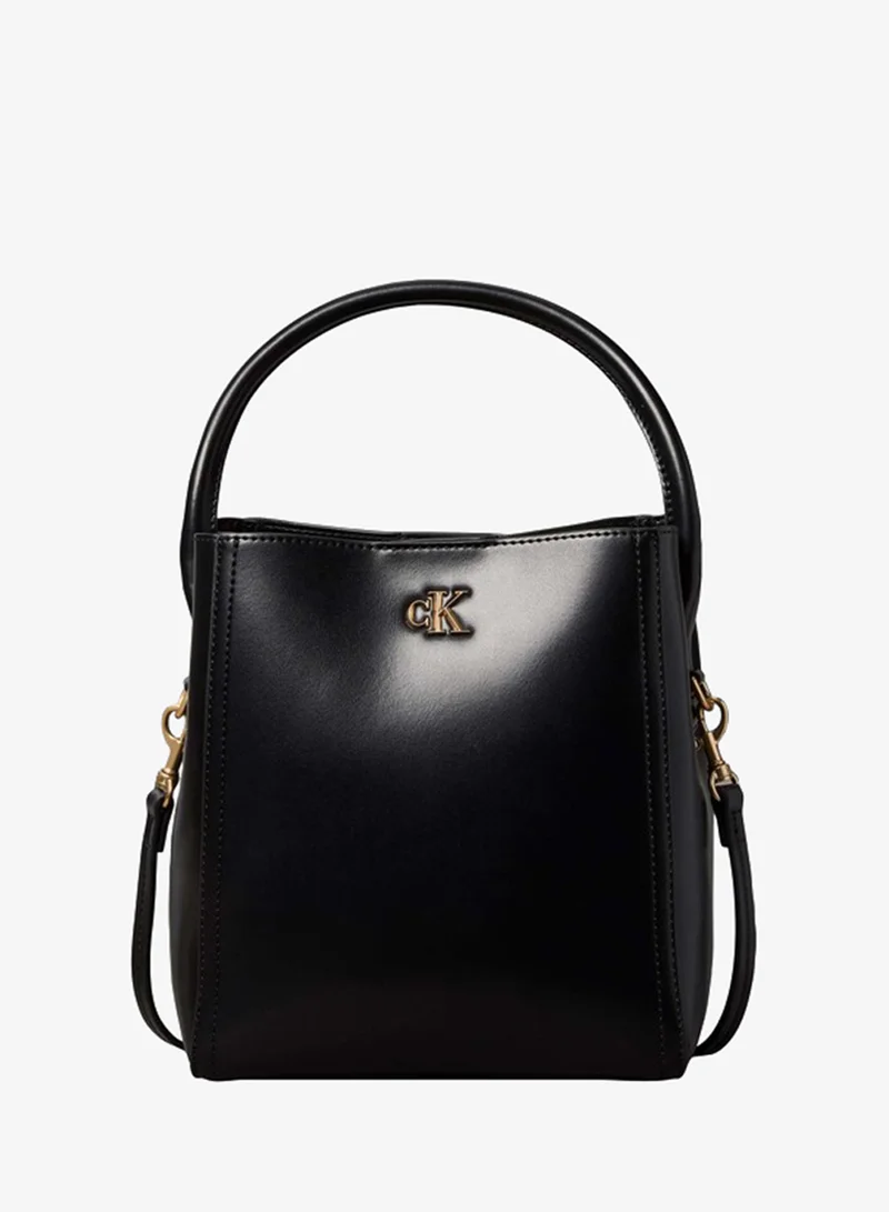 Calvin Klein Monogram Hardware Bucket Bag