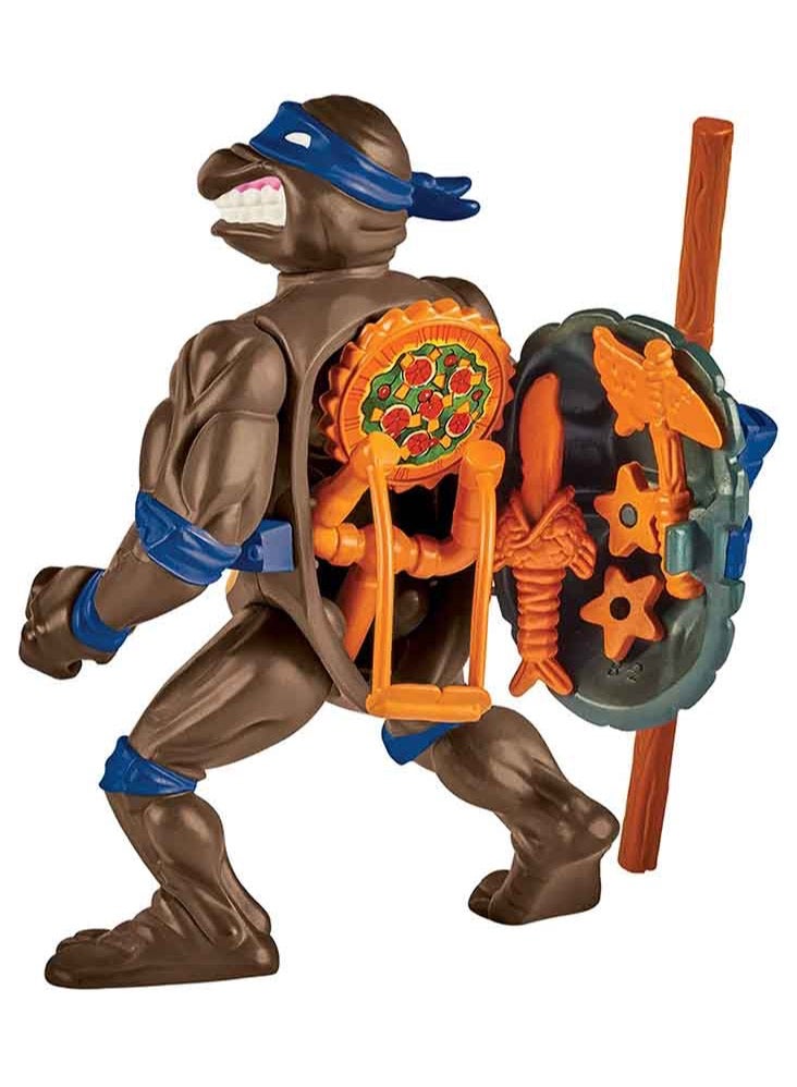 TMNT Teenage Mutant Ninja Turtles: 4” Original Classic Storage Shell Donatello Basic Figure by Playmates Toys - Image 2