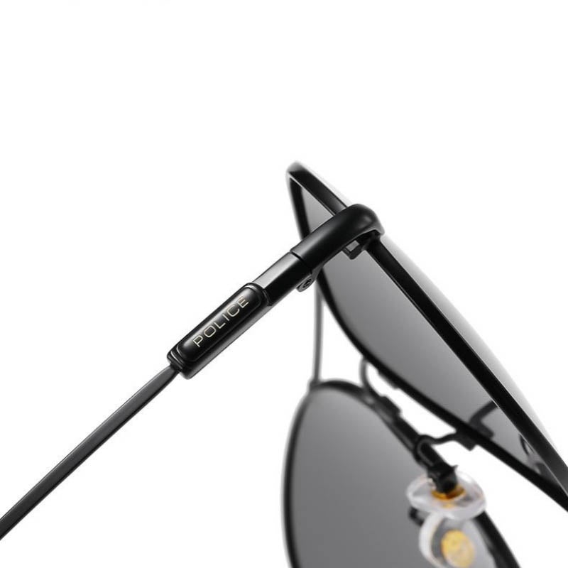 POLICE Pilot Polarized Sunglasses with UV 400 Protection Metal Frame for Driving Gun frames - Image 4