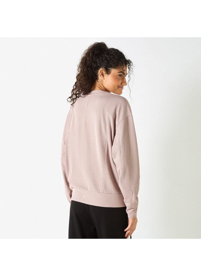Kappa - Kappa Ribbed Zip Through Jacket with Long Sleeves - Image 1