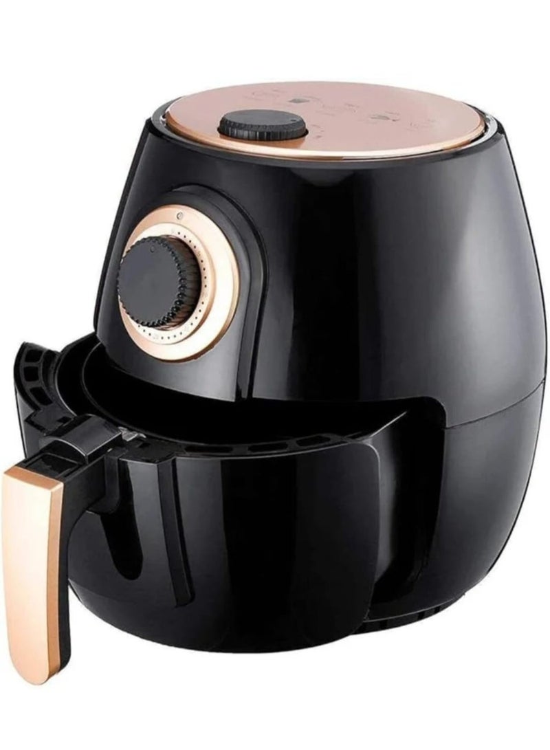Premium Electric Air Fryer Healthy Oil Free Airfryer Cooker Machine with 80% Less Fat Mechanical Timer Control and Nonstick Basket for Home Kitchen - Image 1