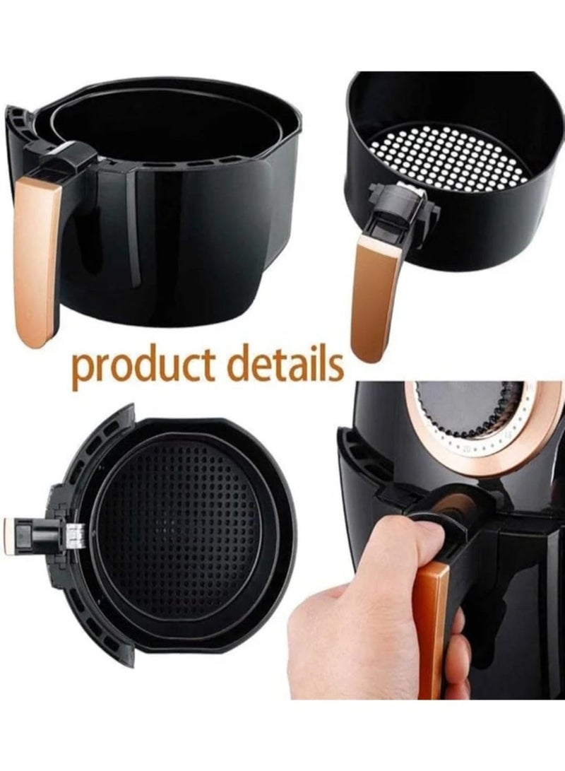 Premium Electric Air Fryer Healthy Oil Free Airfryer Cooker Machine with 80% Less Fat Mechanical Timer Control and Nonstick Basket for Home Kitchen - Image 4
