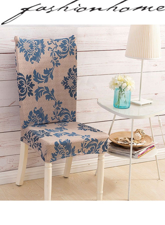 6-Piece Bohemian Design Dining Chair Cover Multicolour - Image 2