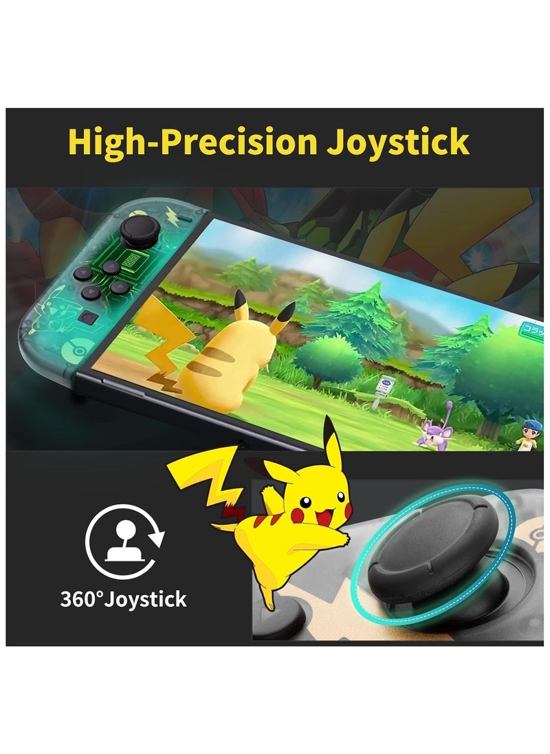 Generic - Joy Cons Wireless Controller for Nintendo Switch, L/R Controllers Replacement Compatible with Nintendo Switch/Lite/OLED, Joystick with Wake-up/Screenshot/Dual Vibration/Motion Control Function - Image 1