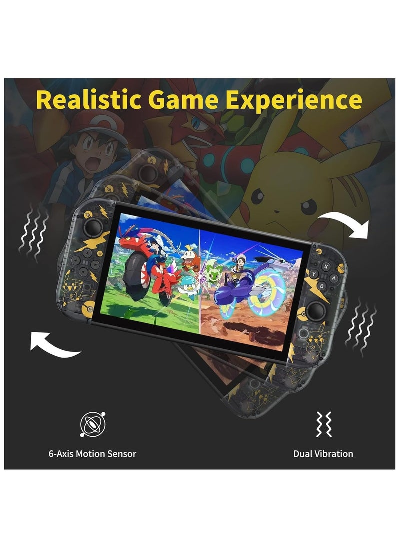 Generic - Joy Cons Wireless Controller for Nintendo Switch, L/R Controllers Replacement Compatible with Nintendo Switch/Lite/OLED, Joystick with Wake-up/Screenshot/Dual Vibration/Motion Control Function - Image 1