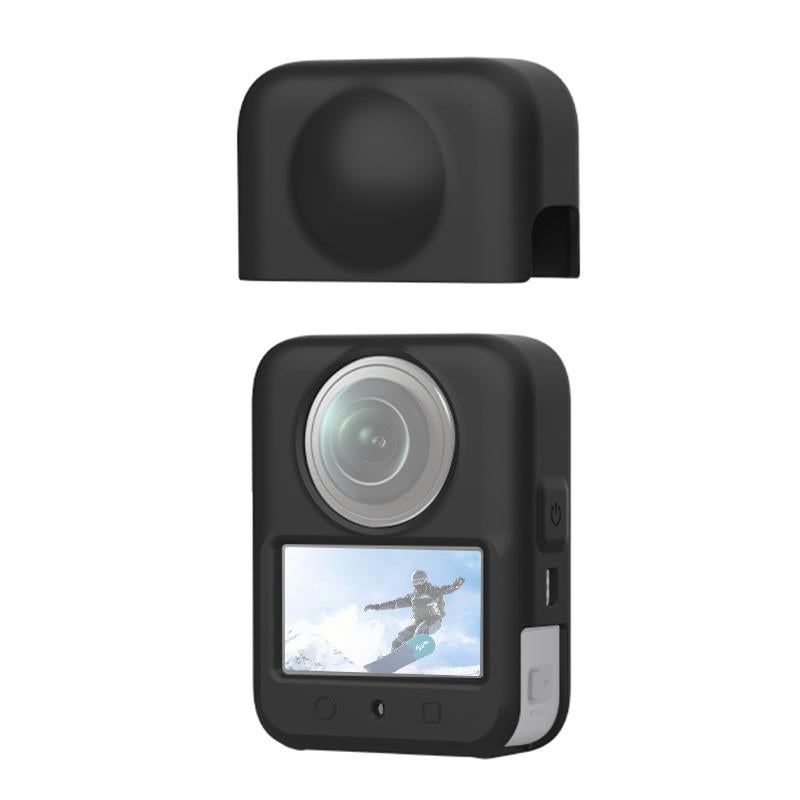 بولوز غطاء حماية سيليكون لكاميرا دي جي آي أوزمو 360 مع غطاء للعدسة (أسود) - Image 1