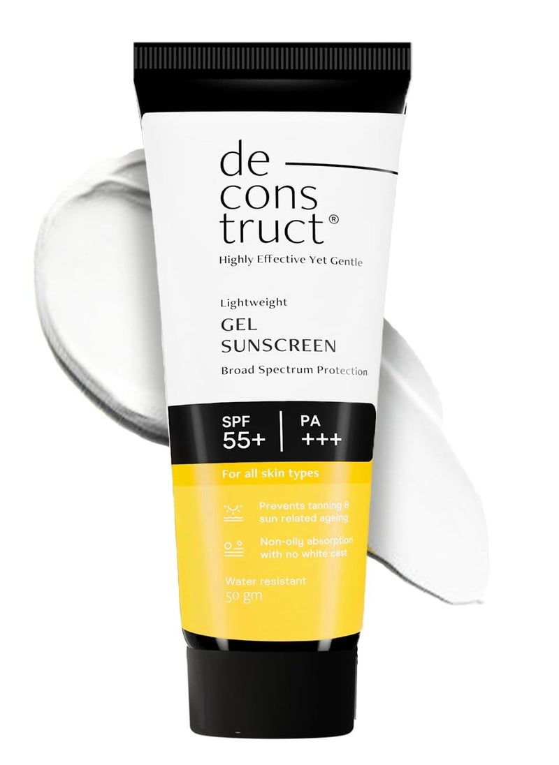 Deconstruct Deconstruct Face Gel Sunscreen for oily skin, combination skin, normal skin (50g)  - Image 1