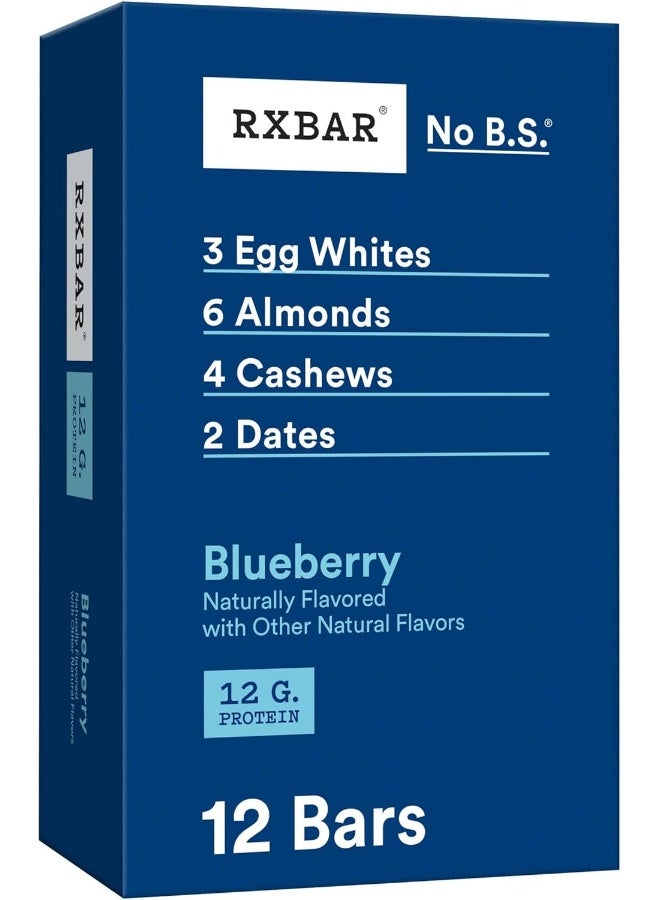 RXBAR بار بروتين بنكهة التوت الأزرق 12 بار - Image 1