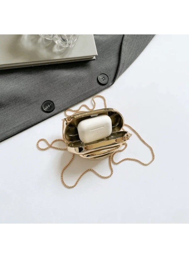 Women's evening handbag, made of acrylic, shoulder bag, chain crossbody bag, suitable for weddings and casual occasions. - Image 4