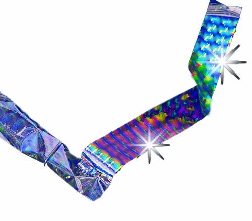 Bird-X Irri-Tape, Holographic Bird Scare Tape, Iridescent Foil Reflective Tape for Multi-Sensory Attack, Easy to Install, 2" W x 25' L - Image 2