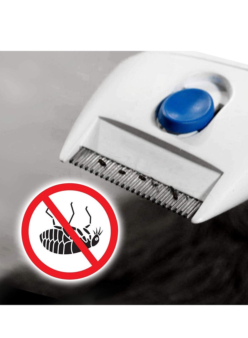 Effective Pet Flea Comb for Cats and Dogs, Grooming Tool for Lice Removal and Flea Control, Essential Pet Care Supplies - Image 2