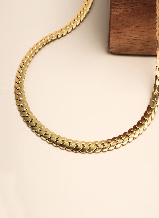 PALMONAS Thick Spiral Gold Chain Necklace for Mens - Waterproof & Anti-Tarnish - Image 5