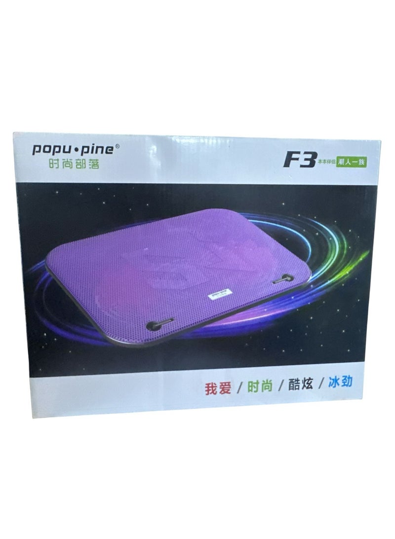 بوبوبين مبرد لابتوب مروحه وقاعدة للابتوب بشكل مميز واداء عالي وسهلة الحمل والنقل - Image 1