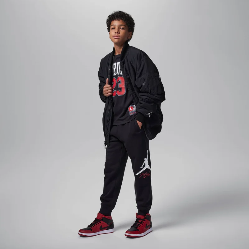 Jordan Black Kids' Big T-Shirt  | Best Price UAE