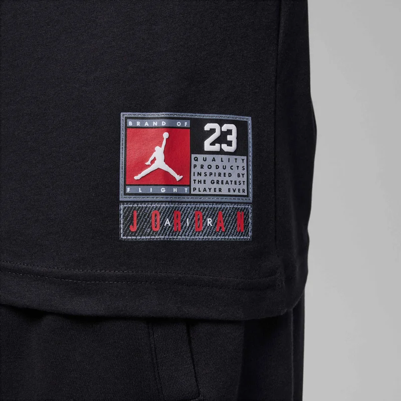 Jordan Black Kids' Big T-Shirt  | Best Price UAE