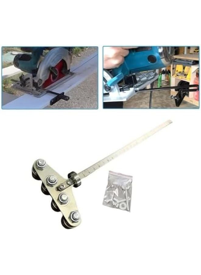 60Cm Aluminum Alloy Circular Saw Guide Rail With Linear Bearings For Precise Wood Cutting - Image 5