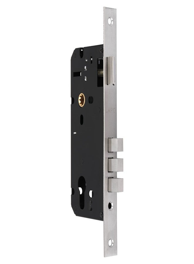 LAPO Heavy Duty Brass Lock Body Set for Wooden Door, Mortise Lock Body, Lock Body 50 mm x 85 mm Three Bullet (Matt Finish)-Pack of 1 pcs - Image 4