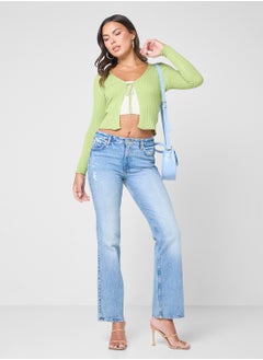 ONLY Tie Detailed Knitted Cardigan  - Image 1