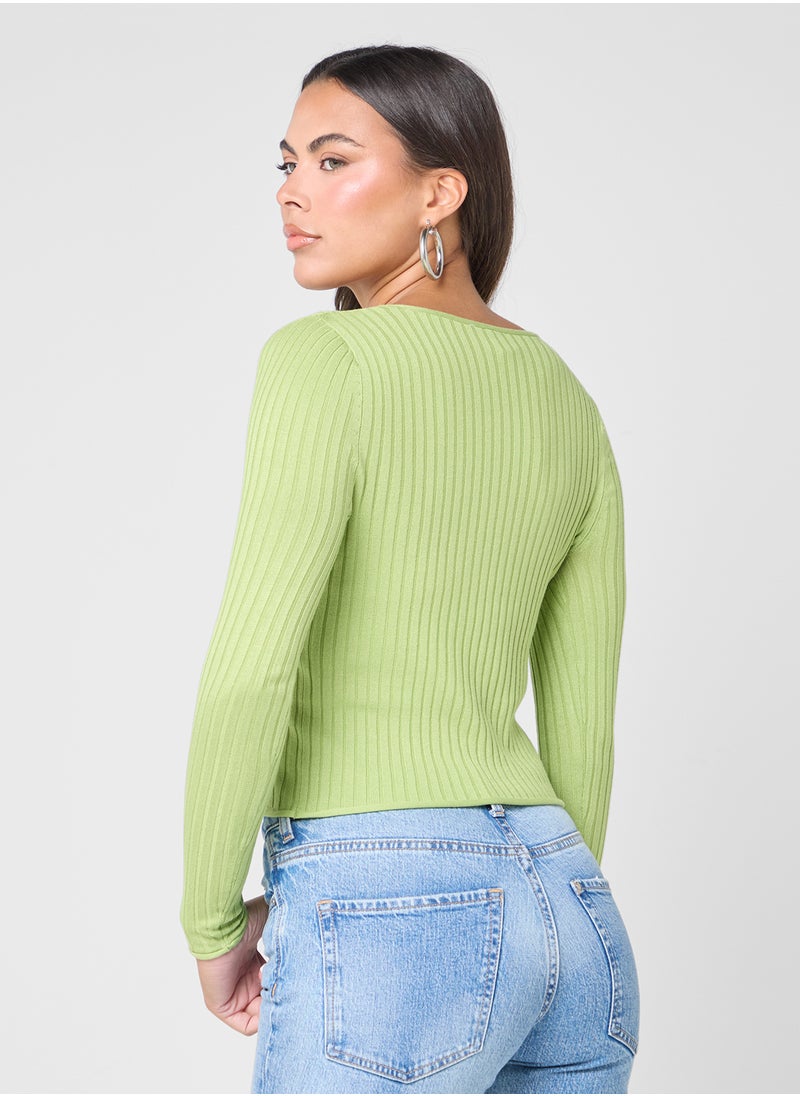 ONLY - Tie Detailed Knitted Cardigan - Image 1