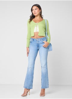 ONLY Tie Detailed Knitted Cardigan  - Image 4