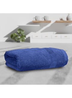 Rest 1Pc Bath Towel 100% Cotton 70X140 Cm , 27X55 Inches Extra Large Royal Blue 1Pc Bath Towel Soft And High Absorbent Super Soft Quality Towel  - Image 1