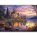 Yunlus Jigsaw Puzzles for Adults 1000 Pieces Twilight Castle Impossible Hard Difficult Challenging Puzzles for Adults Teens 1000pc Reflections Lake Jigsaw Puzzle 1000 Pieces 28 x 20 inch - Image 2
