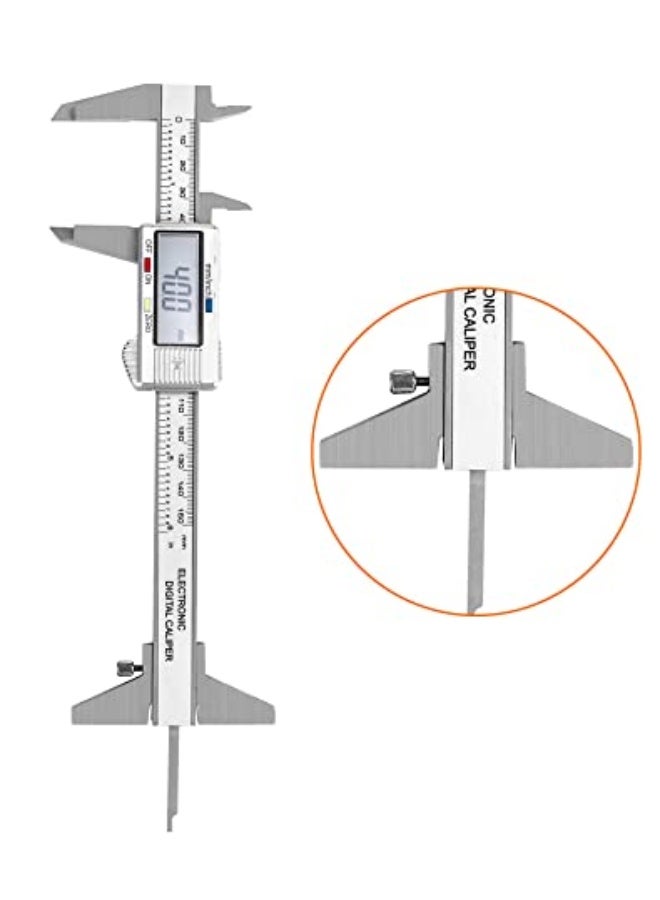Caliper Depth Base Carbon Steel T-Bar Attachment for Dial/Digital/Vernier Calipers 4", 6", 8", 12" - Image 4