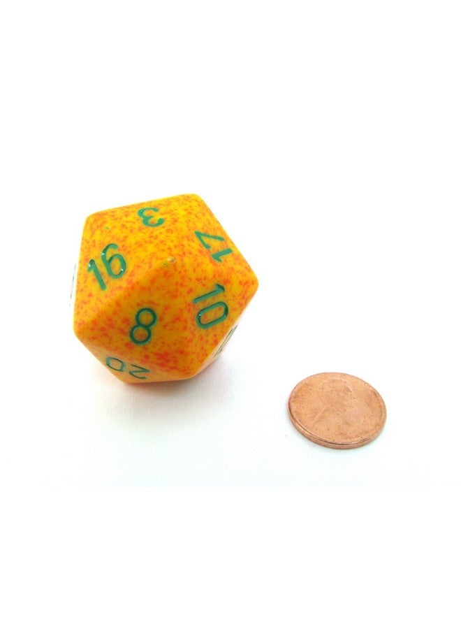 Chessex Jumbo d20 Counter - Speckled 34mm Dice: Lotus  - Image 4