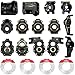 GLOBACT Brass Upgrades Kit for 110 TRX4 Front  Rear Portal Axle Inner  Outer Portal Housing Diff Cover Drive Axle Mounts with Brake Disc  Caliper RC Crawler Car Parts - Image 4