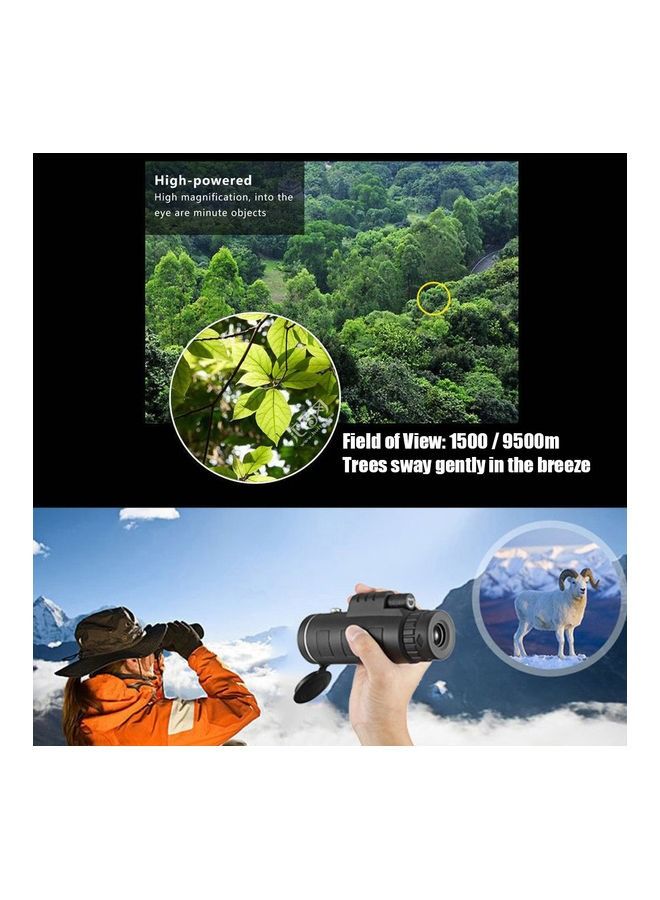 Generic 40X60 HD Monocular Telescope With Phone Holder  - Image 4