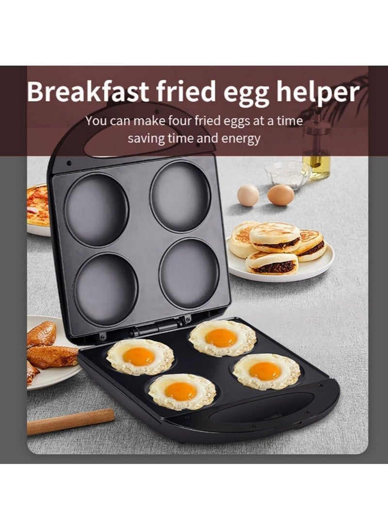 sokany Mini Pancake Pan 4-Cup Non-Stick – Pancake Maker Griddle for Eggs, Omelette, Burger & Flapjack, Multi-Section Frying Pan for Breakfast Cooking - Image 5