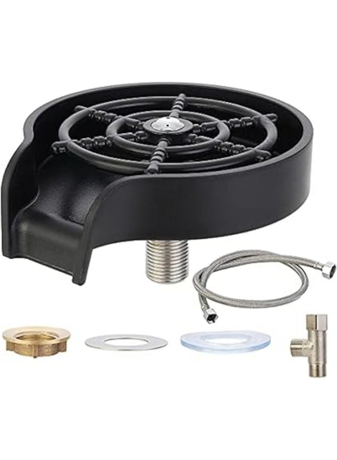 Glass Rinser for Kitchen Sink, Faucet Quick Cup Cleaning Rinser Accsssories for Ktchen Sink, Bar Glass Rinser, Cup Washer - Design may vary. - Image 1