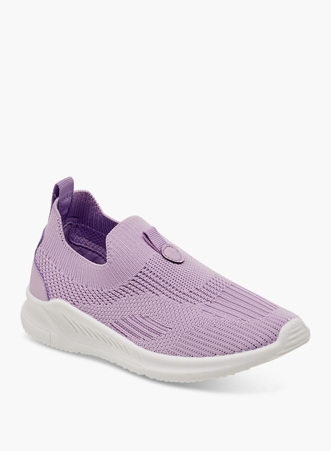 Oaklan by Shoexpress Girls by Shoexpress Pull Tab Detail Slip-On Sports Shoes  - Image 2