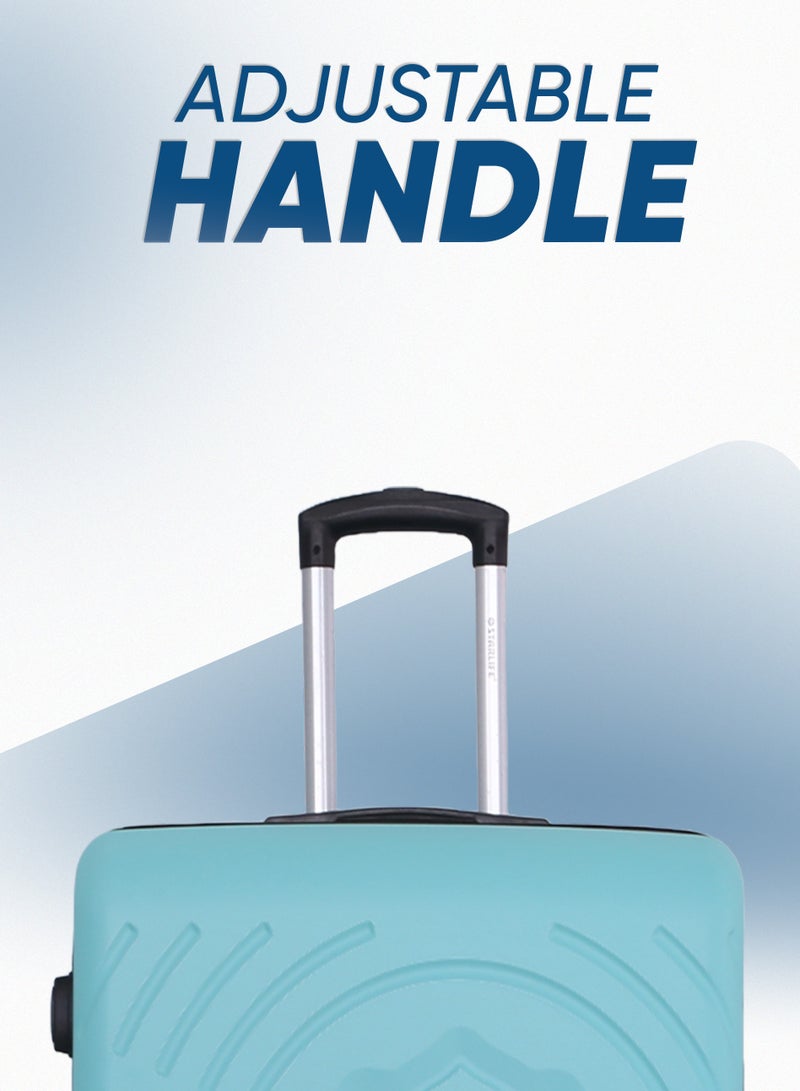 STARLIFE 3pcs ABS Hard Side Trolley Luggage Set Spinner Trolley Luggage Set with Number Lock - Image 2