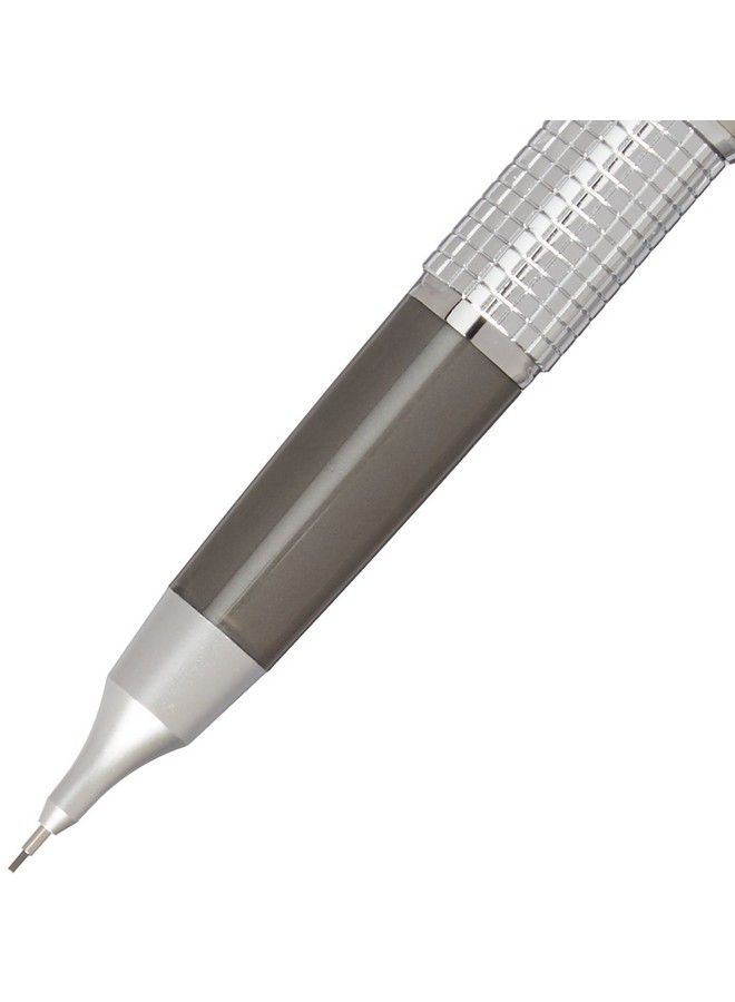 Pentel Sharp Kerry Mechanical Pencil 0.5Mm Metallic Grey Barrel 1 Pack (P1035N) - Image 4