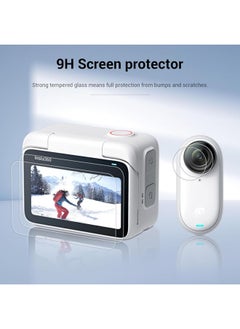 SJet 2 Pack Screen Protector for Insta360 GO 3S, Ultra Clear Tempered Glass Screen Protector for Insta360 GO 3S Accessories, 9H Hardness, Scratch Resistant (Not compatible with GO 3)  - Image 5