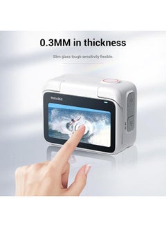 SJet 2 Pack Screen Protector for Insta360 GO 3S, Ultra Clear Tempered Glass Screen Protector for Insta360 GO 3S Accessories, 9H Hardness, Scratch Resistant (Not compatible with GO 3)  - Image 4