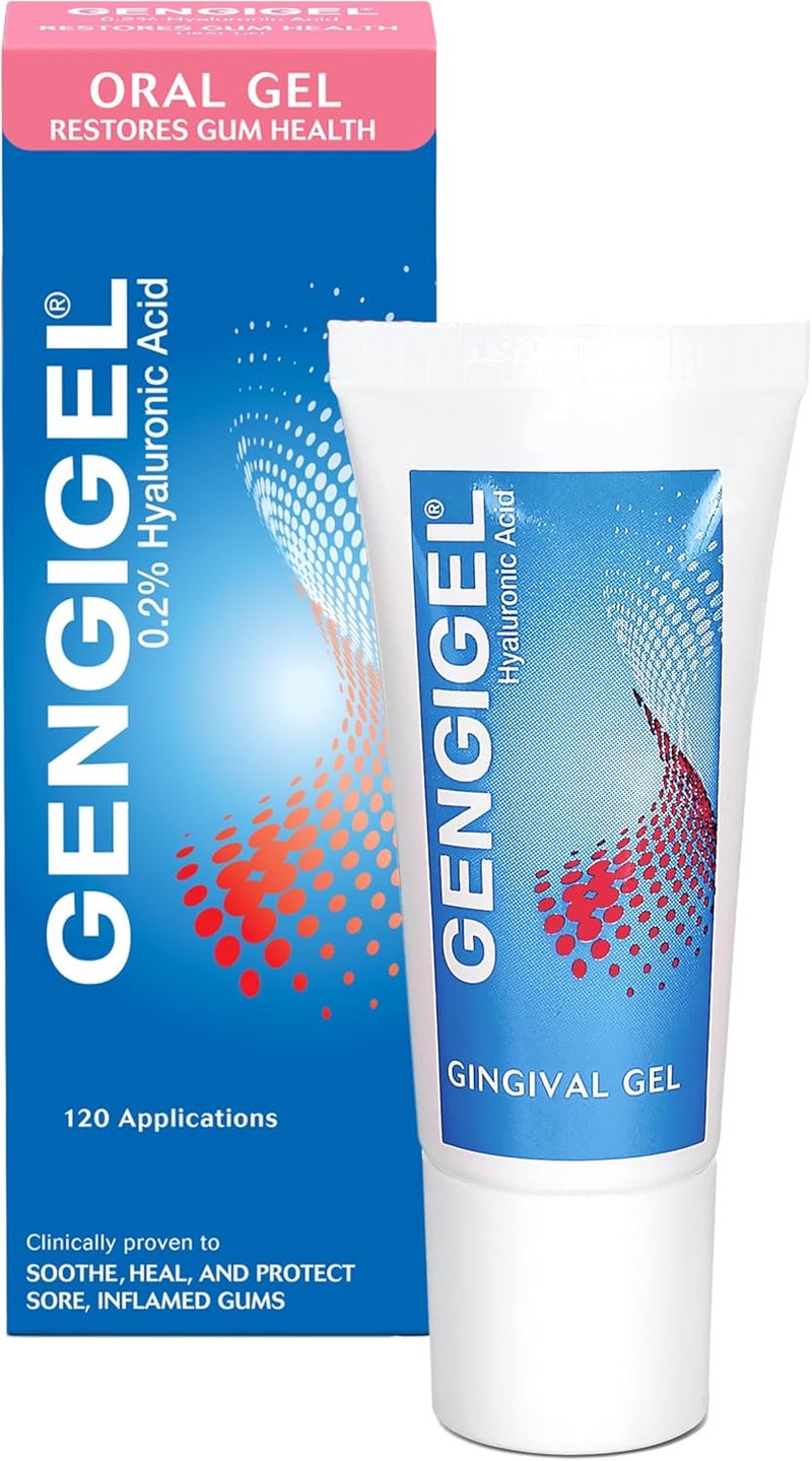 Gengigel 0.2% Hyaluronic Acid Oral Gel for Gum Health - 20ml - Image 1