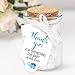 EKSPLODI 50 PCS Thank You for Showering Our Baby with Love Cute Blue Elephant Thank You Tags Baby Onesie Shaped Gift Tags Baby Shower Favor Tags Baby Shower Birthday Party Favor Decorations - Image 4