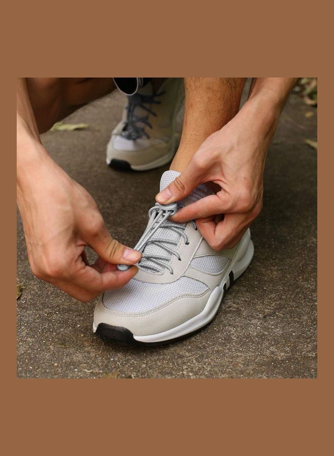 Genetic 4 Pairs No Tie Shoelaces Elastic Lock Shoe Laces Multicolour - Image 4