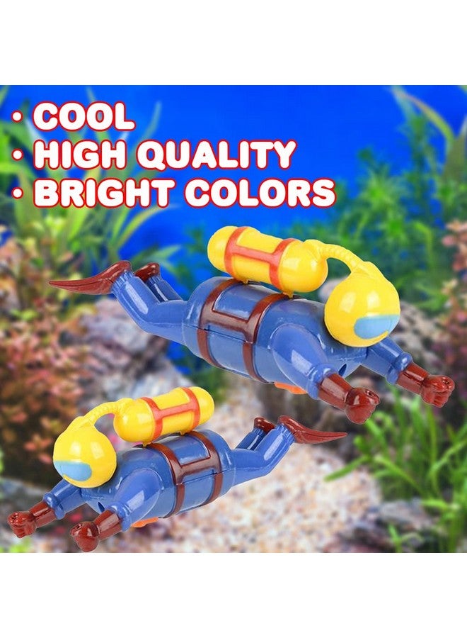 ArtCreativity Wind Up Bath Toys for Kids, Set of 2, Swimming Bath Toys, Water Scuba Diver, Fun Bathtub Toys for Kids, Underwater Party Favors for Boys and Girls, Goodie Bag Fillers - Image 4