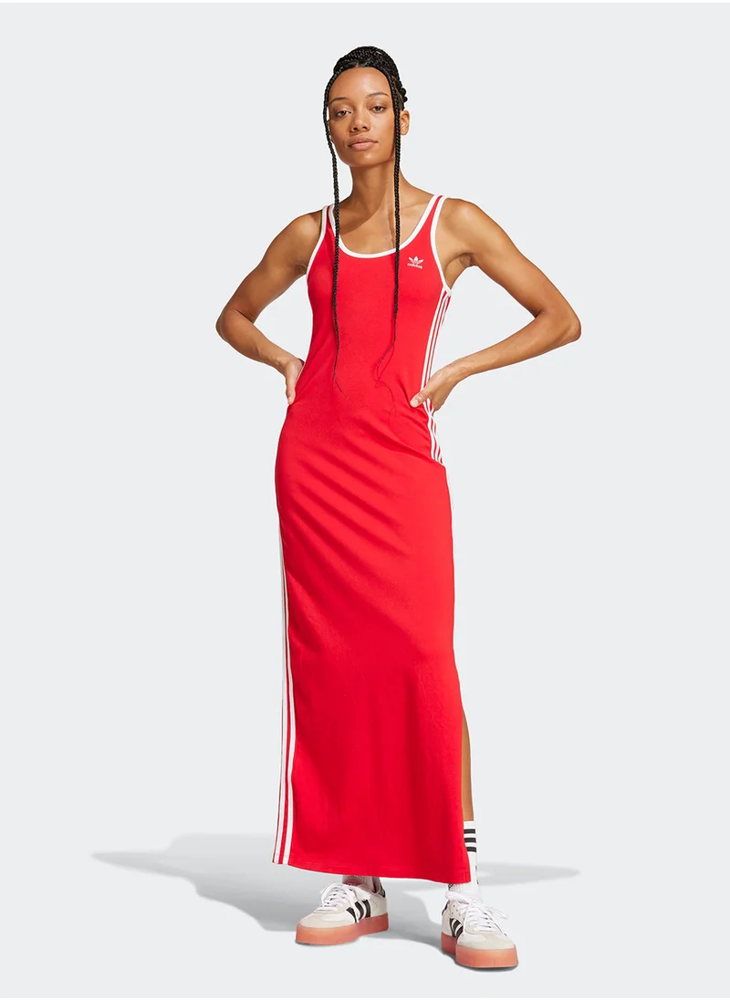 اديداس اوريجينالز Adicolor 3 Stripes Tank Maxi Dress