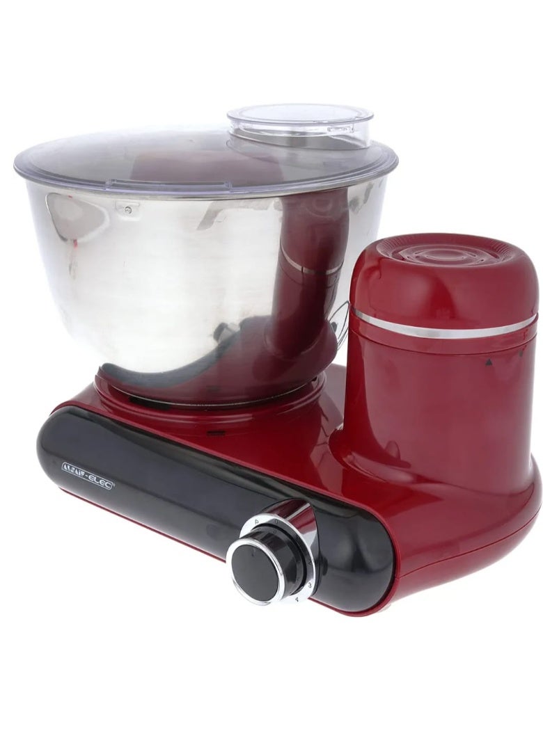 عجانة كهربائية متعددة الوظائف 2 في 1 بقدرة 800 واط مع خلاط، وعاء كبير وسرعات متعددة للاستخدام المنزلي اليومي - Image 3