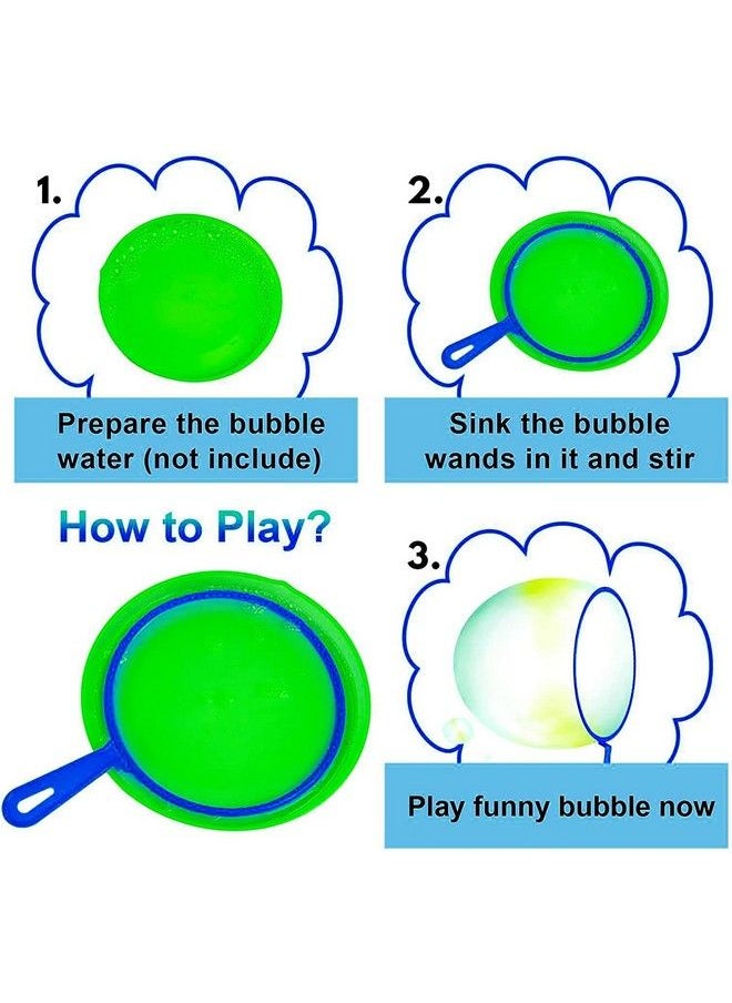 Bubble Wands Set 15 Pack Big Bubble Wand Toys With Tray Bulk Large Bubble Making Toys For Kids Summer Outdoor Bubble Toys & Also Gifts For Kids Birthday Games - pzsku/ZB90E82C8881E744B90DEZ/45/_/1692166645/f588c16c-50d3-46eb-a065-689fbf601eb7