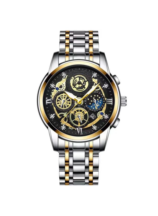 Binbang Special For Men's Quartz Watch Hollow New Concept Waterproof Shrimp Watch Multifunctional Watch 