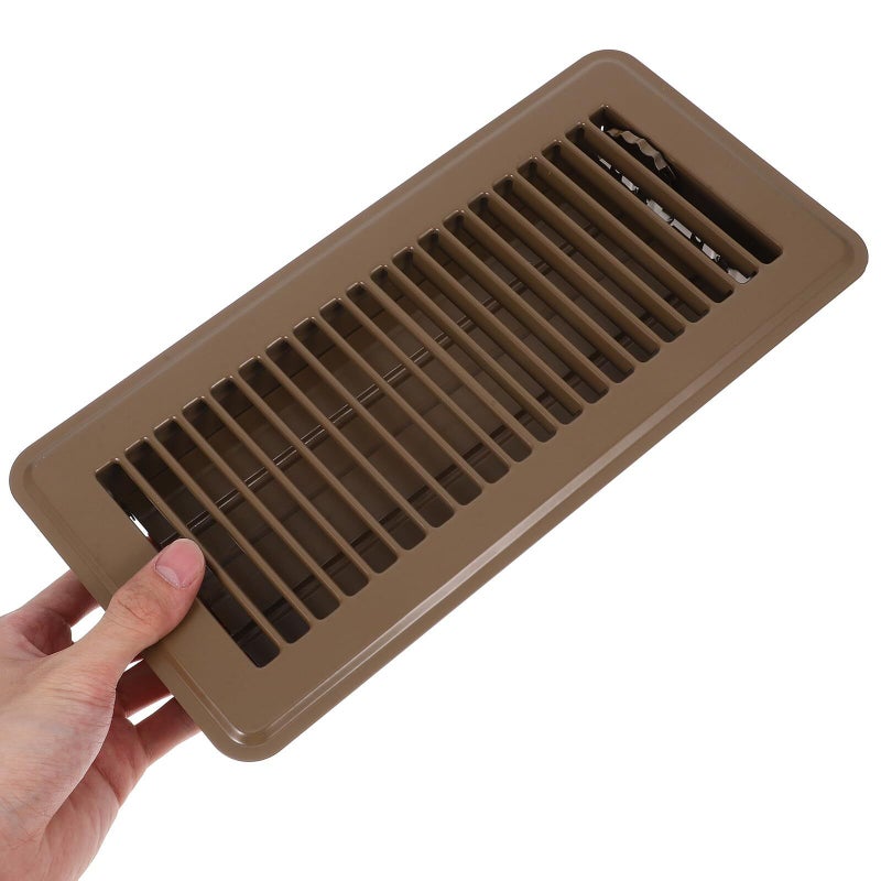 2pcs 4x10 Metal Floor Vent Covers Walkable Iron Grates HVAC Return Air Grille - Image 5