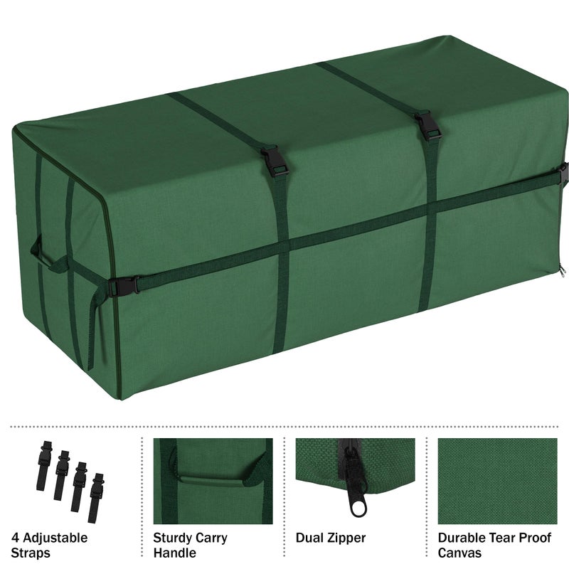 Elf Stor Christmas Tree Storage Bag - Storage Bags for 9FT Disassembled Artificial Trees, Seasonal Decor, Packing, Moving, and Home Organizer by Elf Stor (Green) - Image 5
